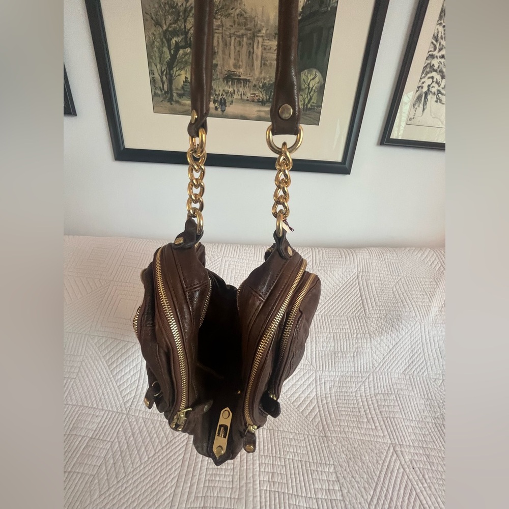 Velvetine leather bag cargo
